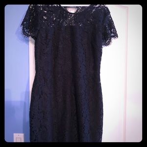 Black lace dress
